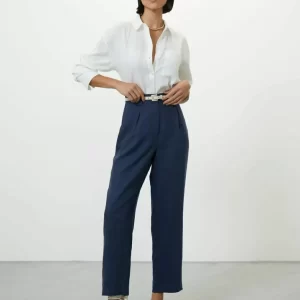 CALÇA ALFAIATARIA RETA - AZUL MARINHO