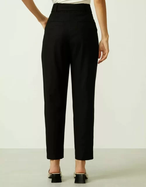 CALÇA SLIM COM CINTO - PRETA - Image 2