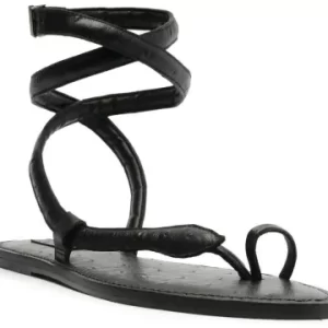 SANDÁLIA RASTEIRA COURO PRETO