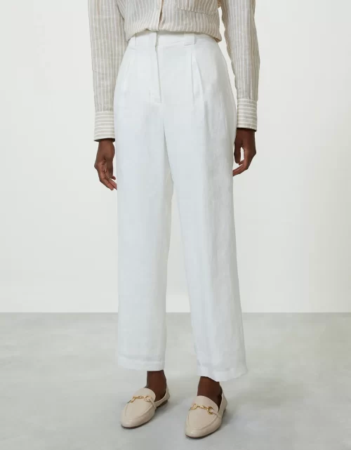 CALÇA AFAIATADA RETA - OFF WHITE - Image 3