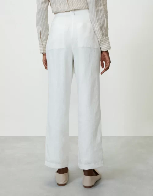 CALÇA AFAIATADA RETA - OFF WHITE - Image 4