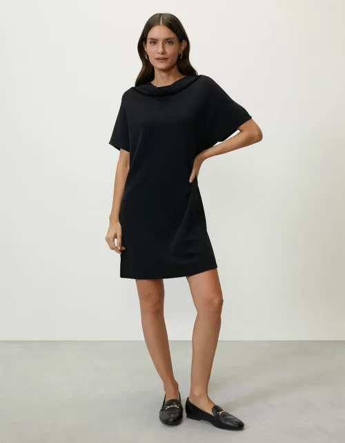 Vestido curto Soft Touc Preto 360°