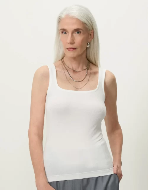 Regata alça larga off white