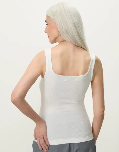 Regata alça larga off white - Imagem 2