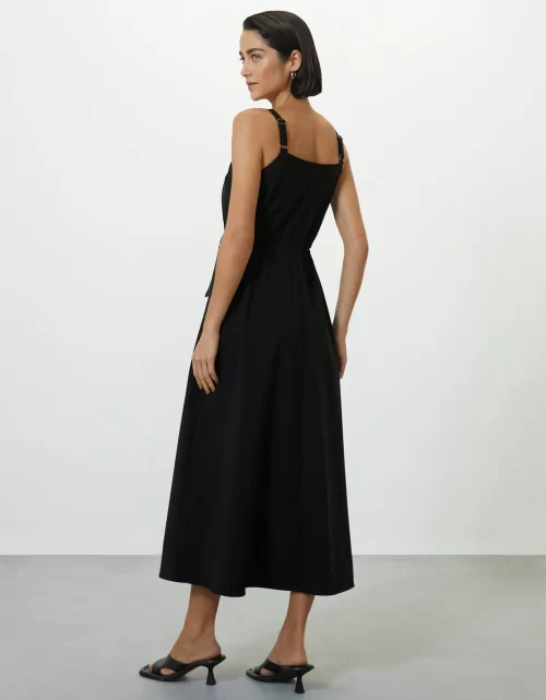 Vestido Zíper Frontal Preto - Image 2