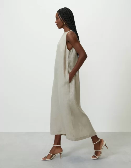 Vestido Midi Reto Natural - Image 4