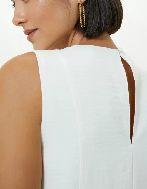 Vestido Curto Reto Reco Off White - Image 3