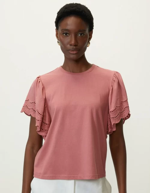 BLUSA MALHA MANGA LAISE ROSA
