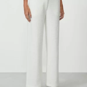 CALÇA RETA TWEED - OFF WHITE