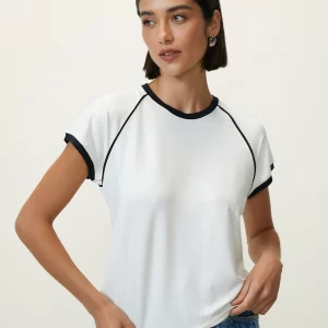 T-SHIRT RAGLAN VIVOS - OFF WHITE
