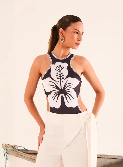 Body Cut Out Estampado