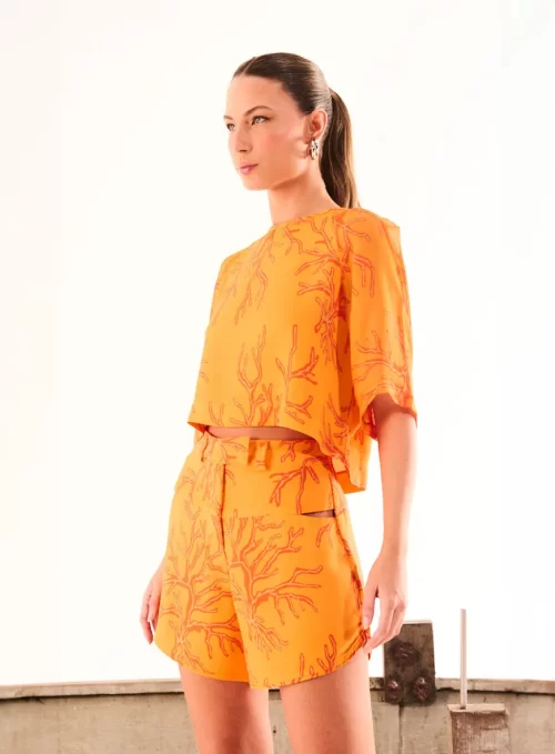 Short Cut Out Estampa Exclusiva