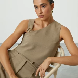 Blusa alça assimétrica