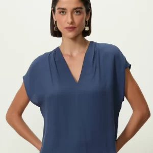 Blusa Franzido decote