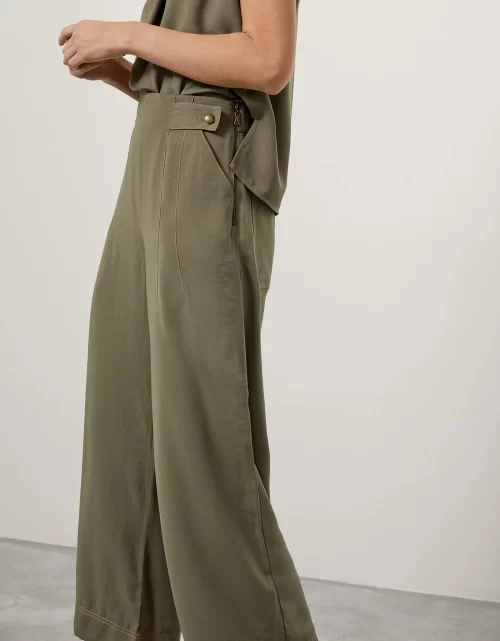 CALÇA PANTACOURT BOTÃO LATERAL - MUSGO - Image 3