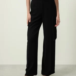CALÇA CARGO COM CONTRASTE - PRETO