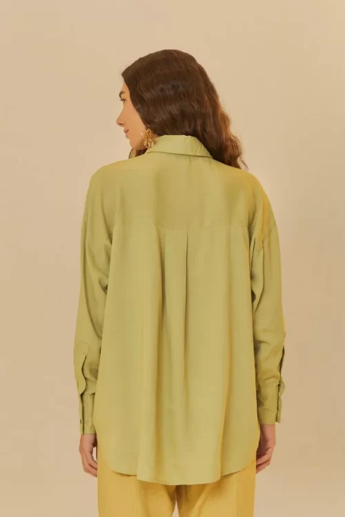 CAMISA BOLSO LONGA - VERDE ERVA - Image 2