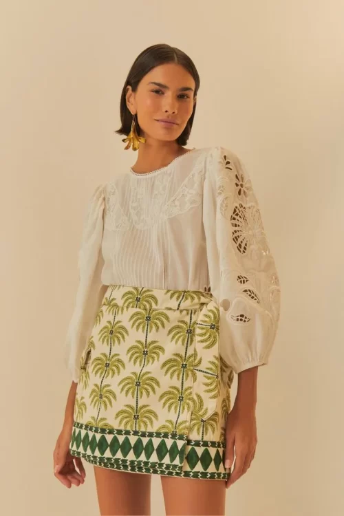 SAIA SARJA ESTAMPADA MILANI COQUEIROS