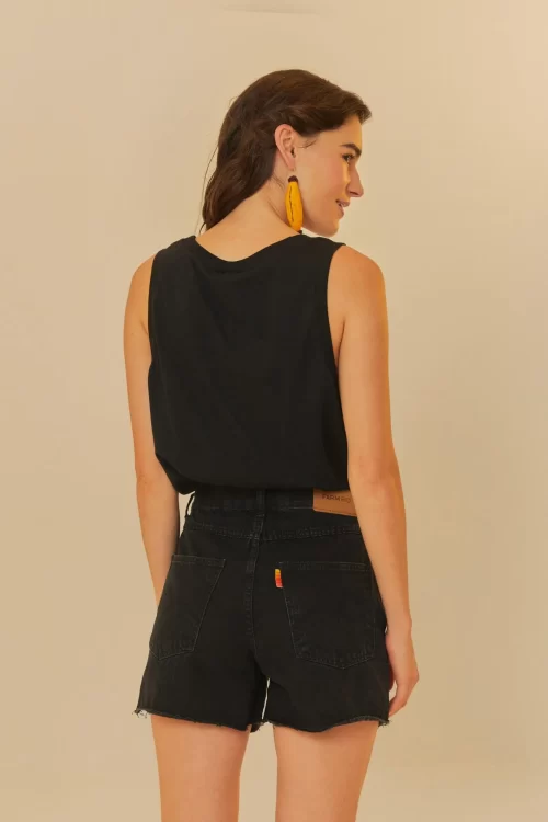 Short Antique Black Jeans - Image 3