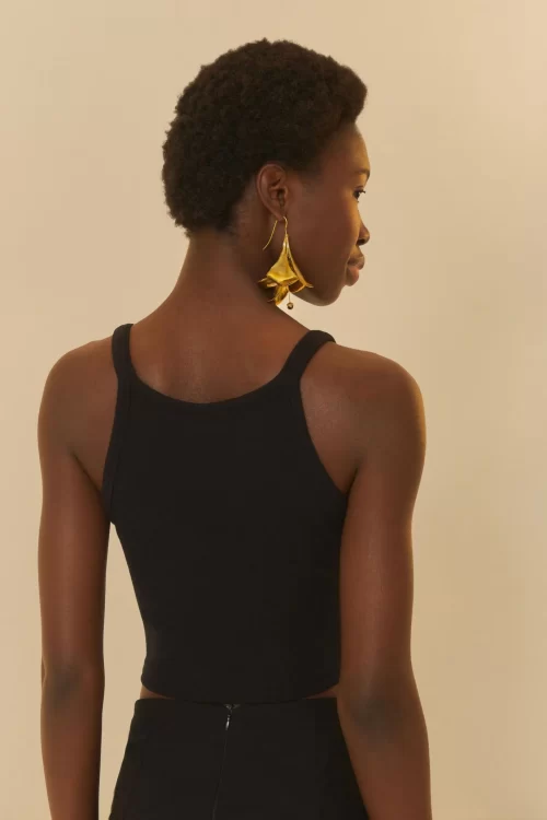 REGATA CROPPED RITA - PRETO - Image 2