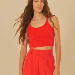REGATA CROPPED RITA - VERMELHO