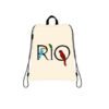 Bolsa Praiana Rio - preta e off whitte - Image 2