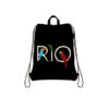Bolsa Praiana Rio - preta e off whitte