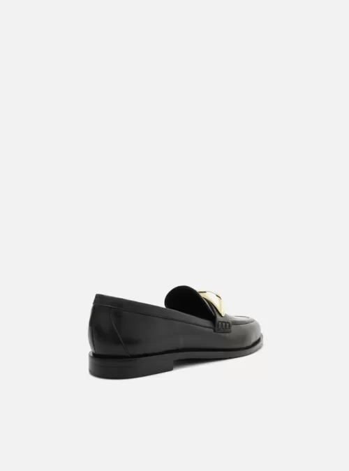 Mocassim Preto Couro Metal Bold Silvia Braz - Image 3