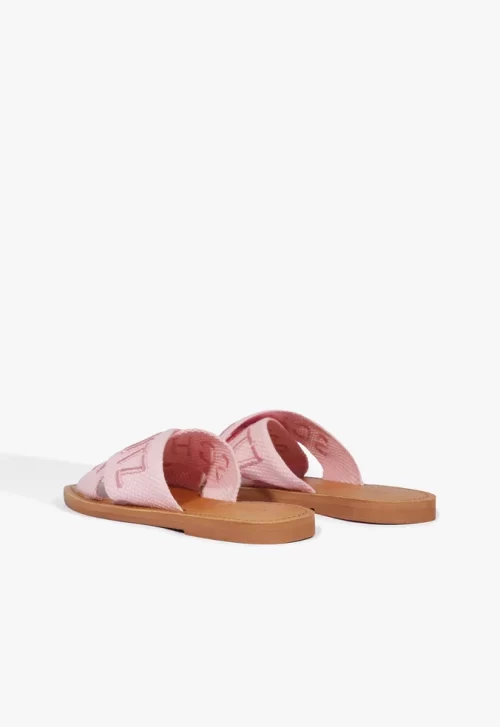 Rasteira X Couro Rosa - Imagem 3