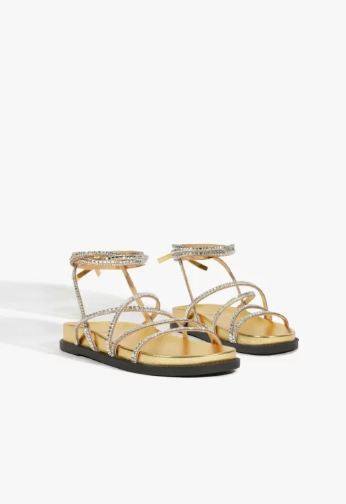 PAPETE COURO METALIZADO DOURADO