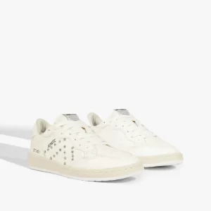 Tênis ST 001 Couro Branco Cristais