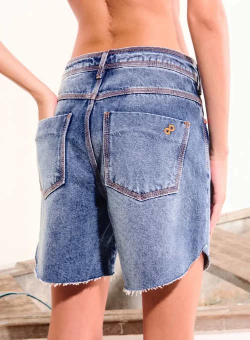 Short Jeans Mia Barra A Fio - Image 2