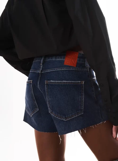 Short Jeans Denim Comfy Barra A Fio - Image 2