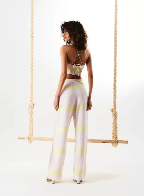 Top Faixa Com Linho Maxi Listras - Image 3