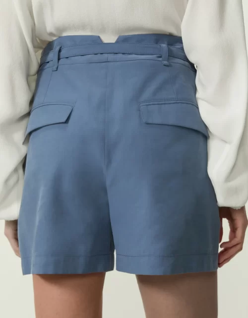 Shorts alfaiatado com cinto - Image 3