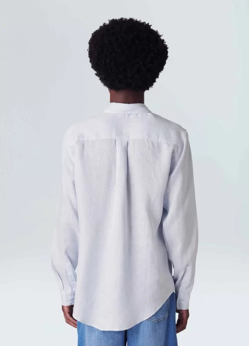 Camisa classic linen - azul claro - Image 2