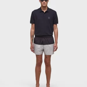 Beach short bicolor brasão