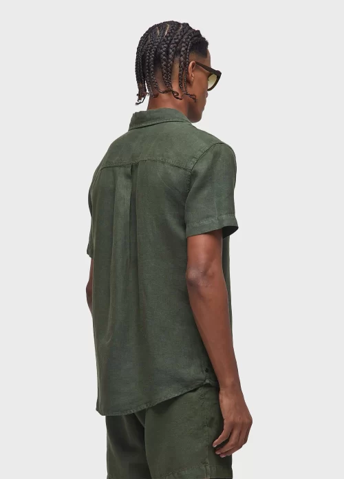 Camisa classic linen - verde palmeira - Image 2