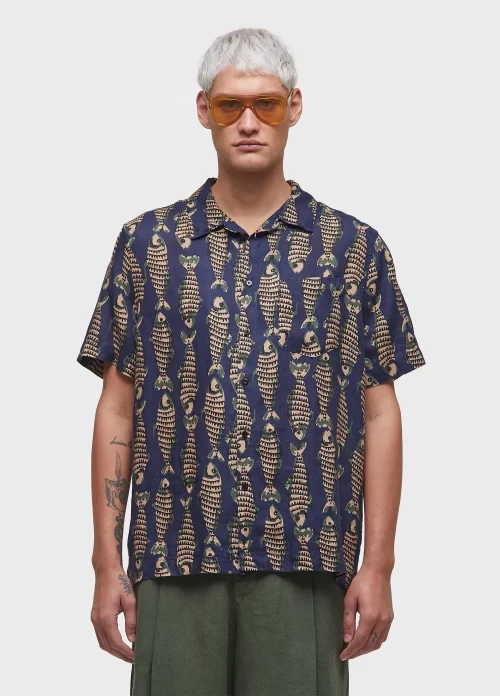 Camisa over peixe naif