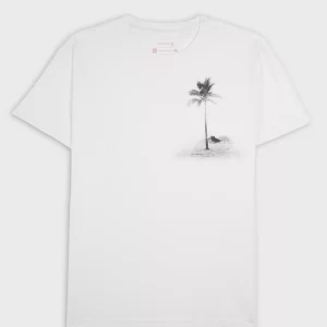 T-shirt stone rio postcard - branco