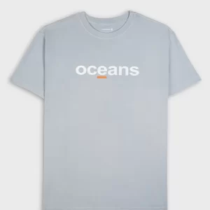 T-shirt stone oceans - azul claro