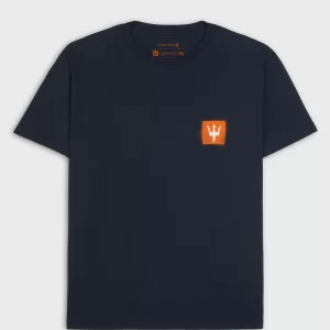 T-shirt vintage sprayicon - azul marinho
