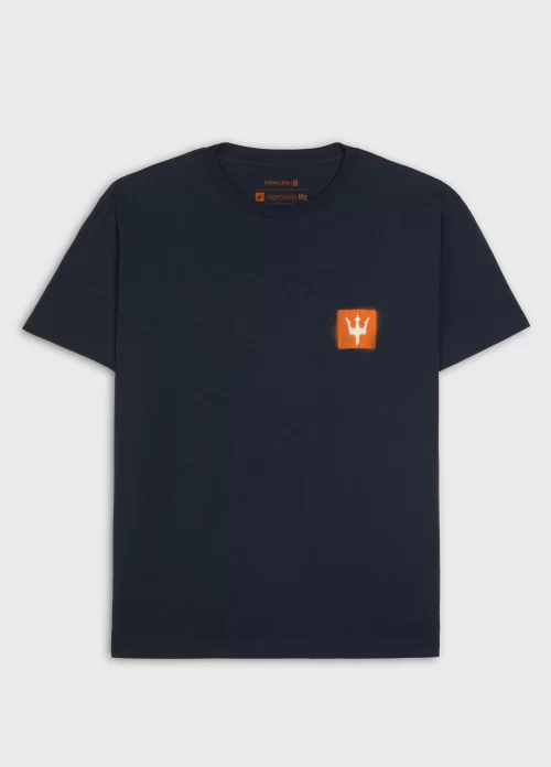 T-shirt vintage sprayicon - azul marinho