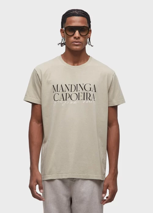 T-shirt stone mandinga - bege
