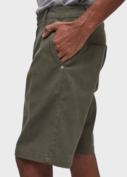 Bermuda alfaiataria basic linen - verde militar - Image 3