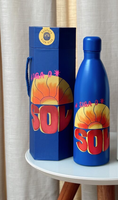 Garrafa Glub Glub 1l Siga o Sol