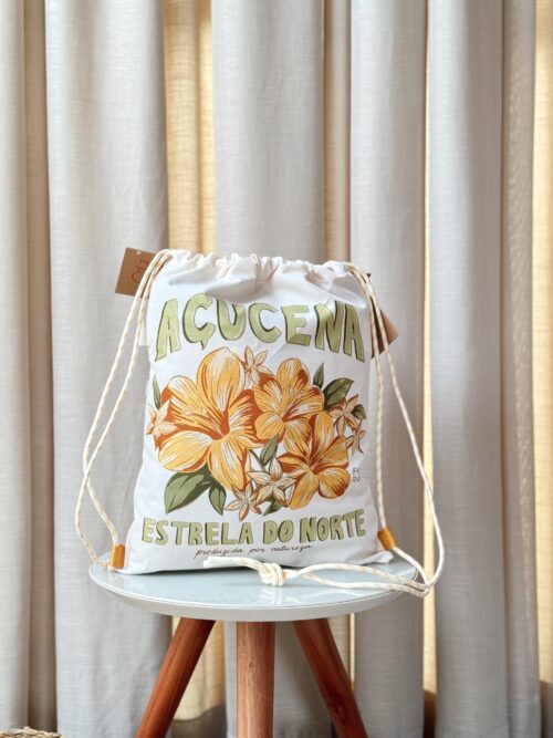 Bolsa Praiana Floral Ararajuba - Image 2