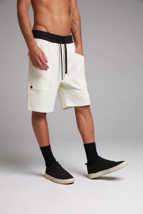 BERMUDA MALHÃO - OFF WHITE - Image 2