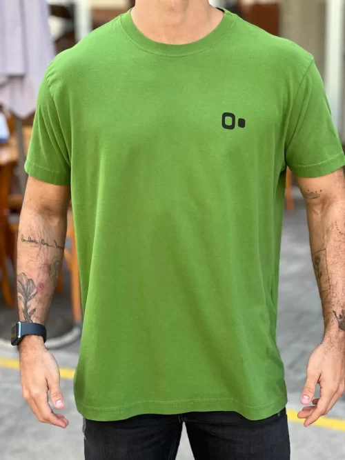 T-shirt vintage new icon - verde