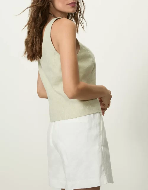 Blusa alfaiatada recortes - Imagem 3